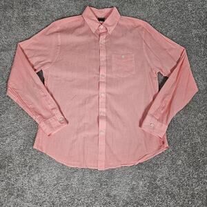 Todd Snyder Shirt Men's Large Peach Button Up Casual Business Minimalist